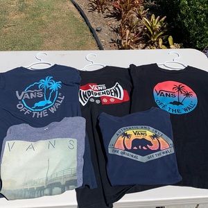 5 VANS T-Shirts